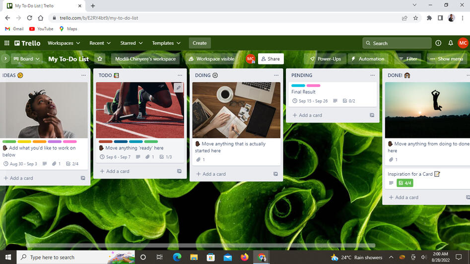 Trello Project Management